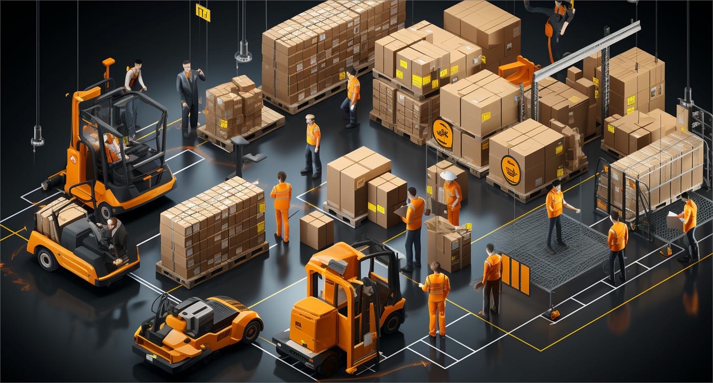 IA automatin warehouse operations for ecommerce