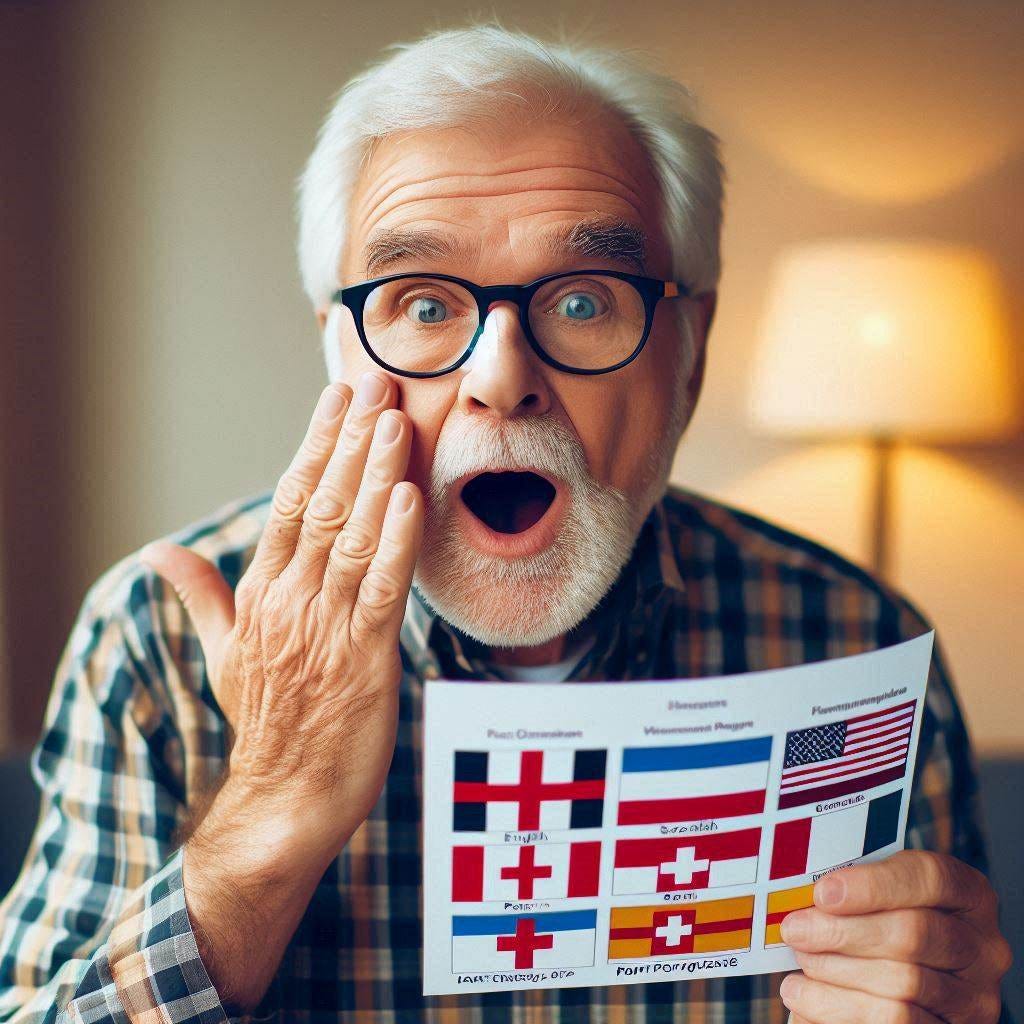a 66-year-old man finding out he is part english, part scorttish, part swiss, part portuguese, and part native american