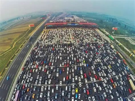 Traffic clogs roads for return from National Day holiday[4]- Chinadaily.com.cn