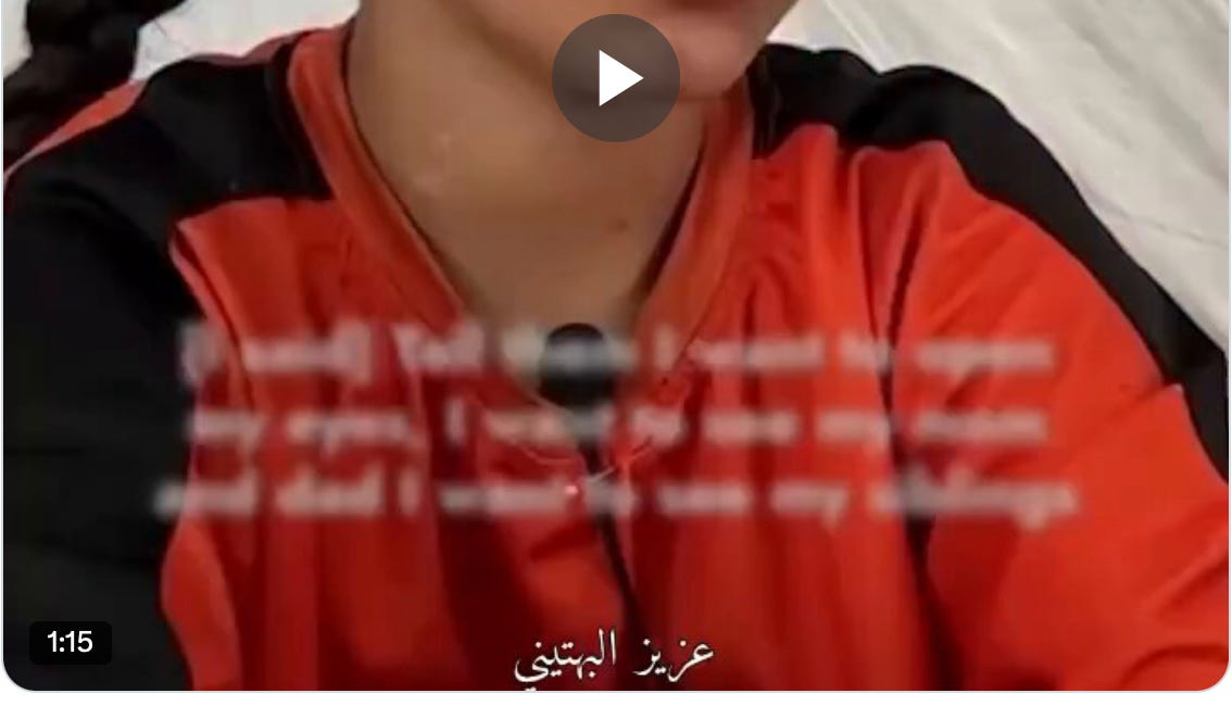🚨 An American bomb took her ENTIRE family and her eyesight. She’s 11.