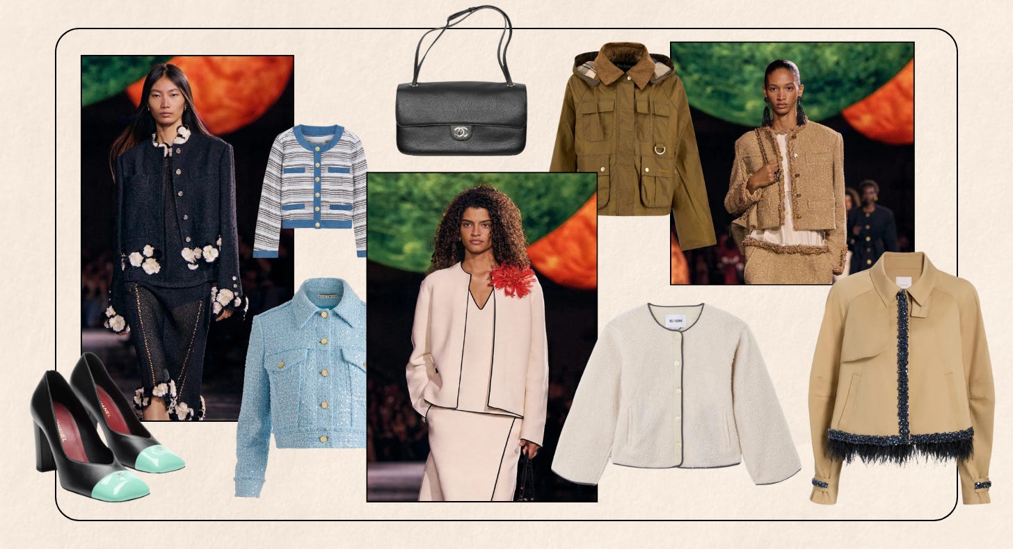 7 Chanel-Style Jackets to Channel a Matthieu Blazy Spring