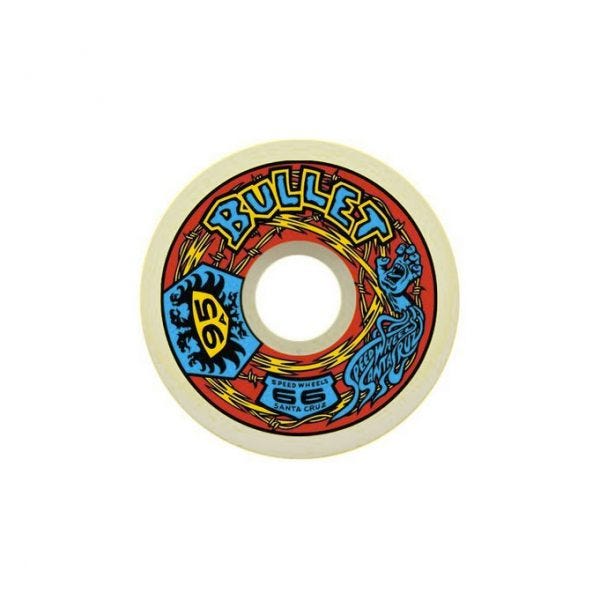 Santa Cruz - Bullet Speedwheels Reissue - 66mm 95a - Flatspot Longboard ...