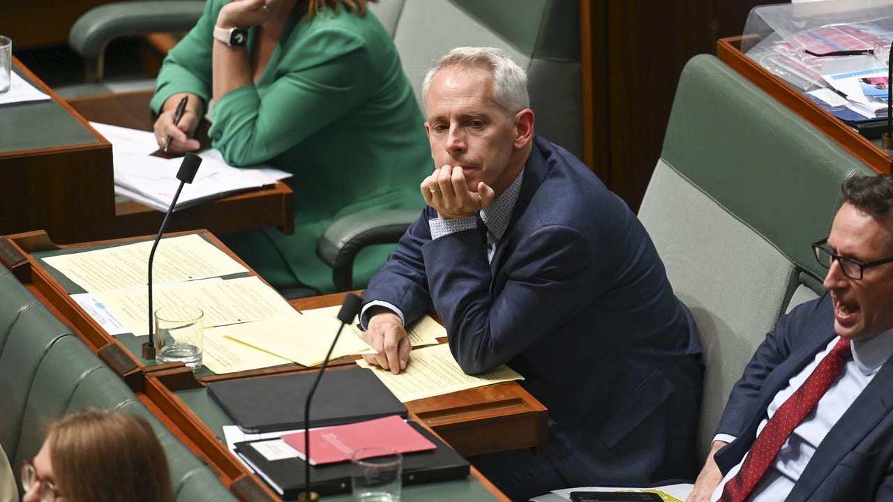 Immigration Minister Andrew Giles during Question Time at Parliament House. Picture: NCA NewsWire / Martin Ollman Immigration Minister Andrew Giles during Question Time at Parliament House. Picture: NCA NewsWire / Martin Ollman