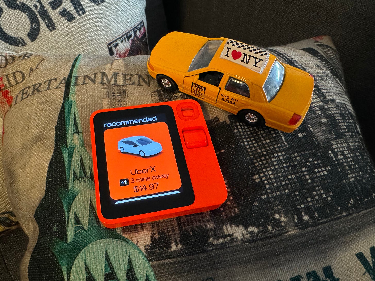 Rabbit R1 review showing how Uber works on the AI device Rabbit R1 review showing how Uber works on the AI device