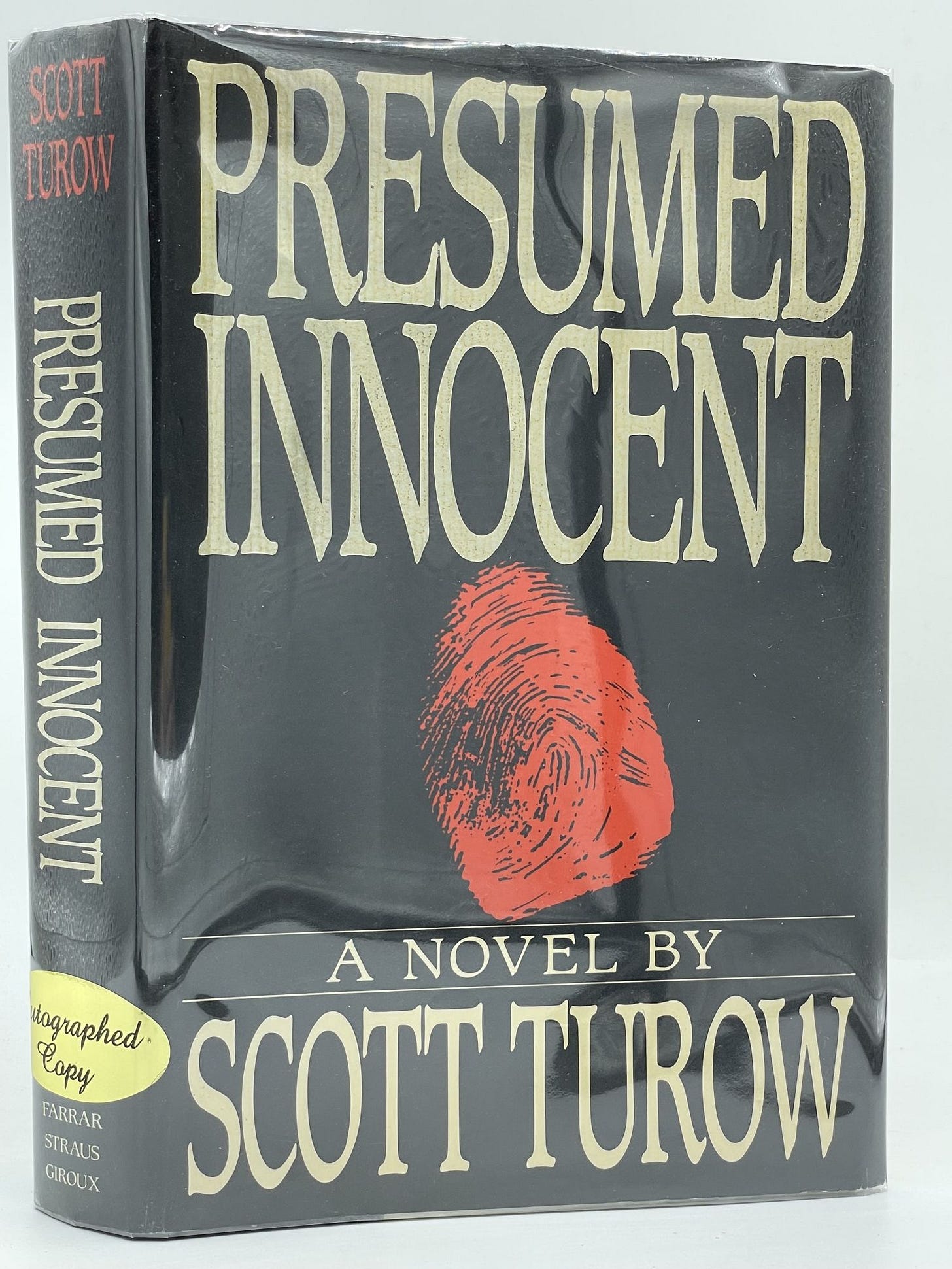 Presumed Innocent FIRST EDITION by Scott TUROW, SIGNED on Uncharted Books