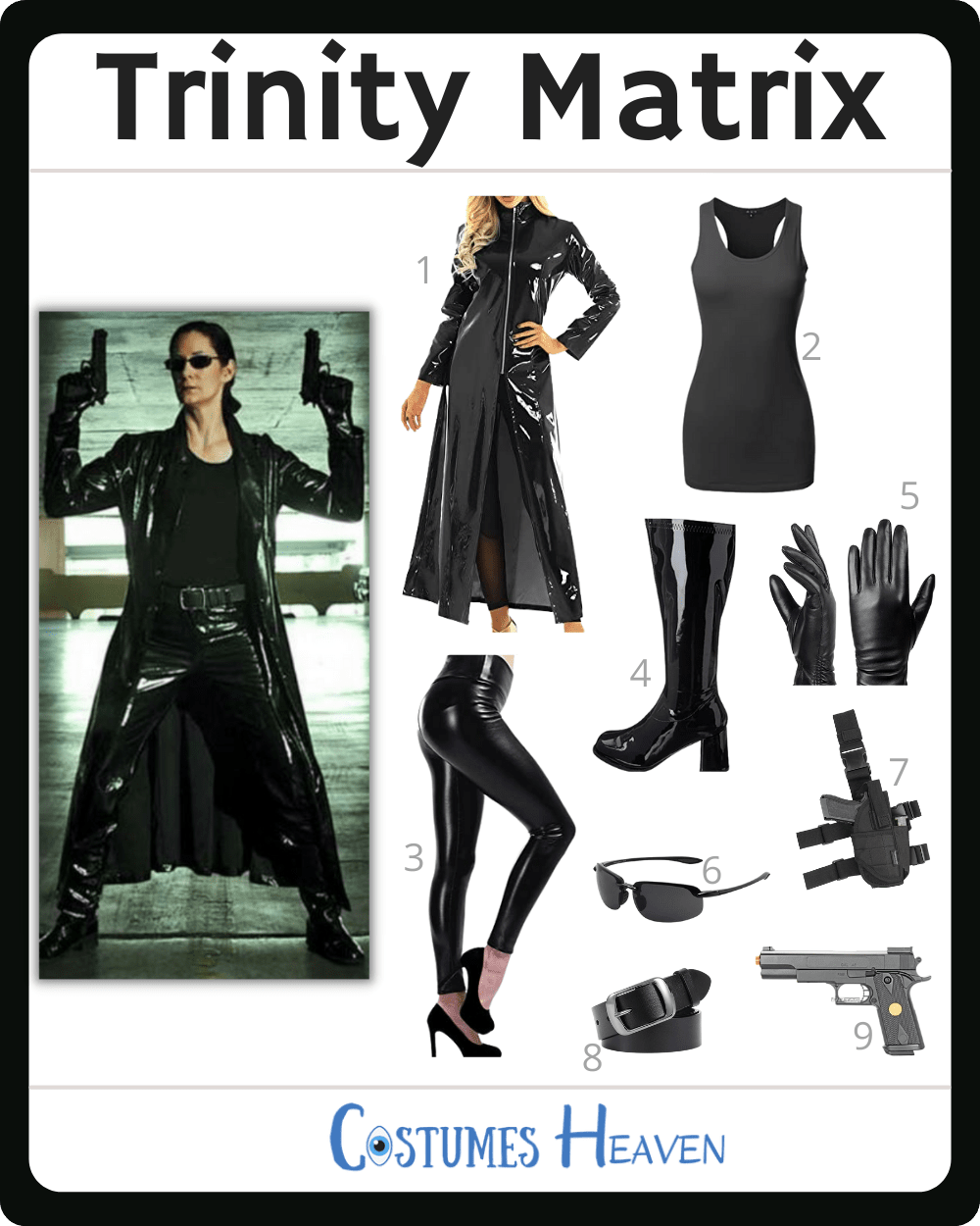 Last-Minute Trinity Costume Idea - Quda Halloween