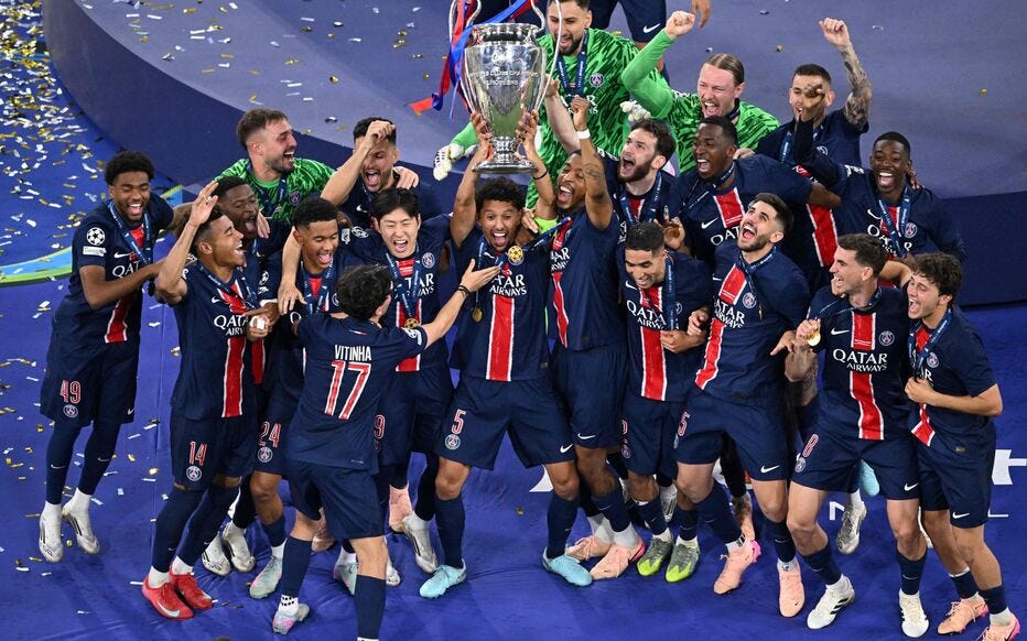 The Power of the Collective: Lessons from PSG's Champions League Win