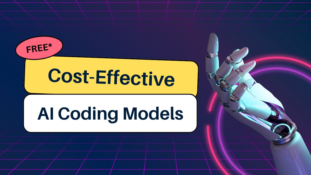 Top Cost-Effective (and free) AI Coding Models