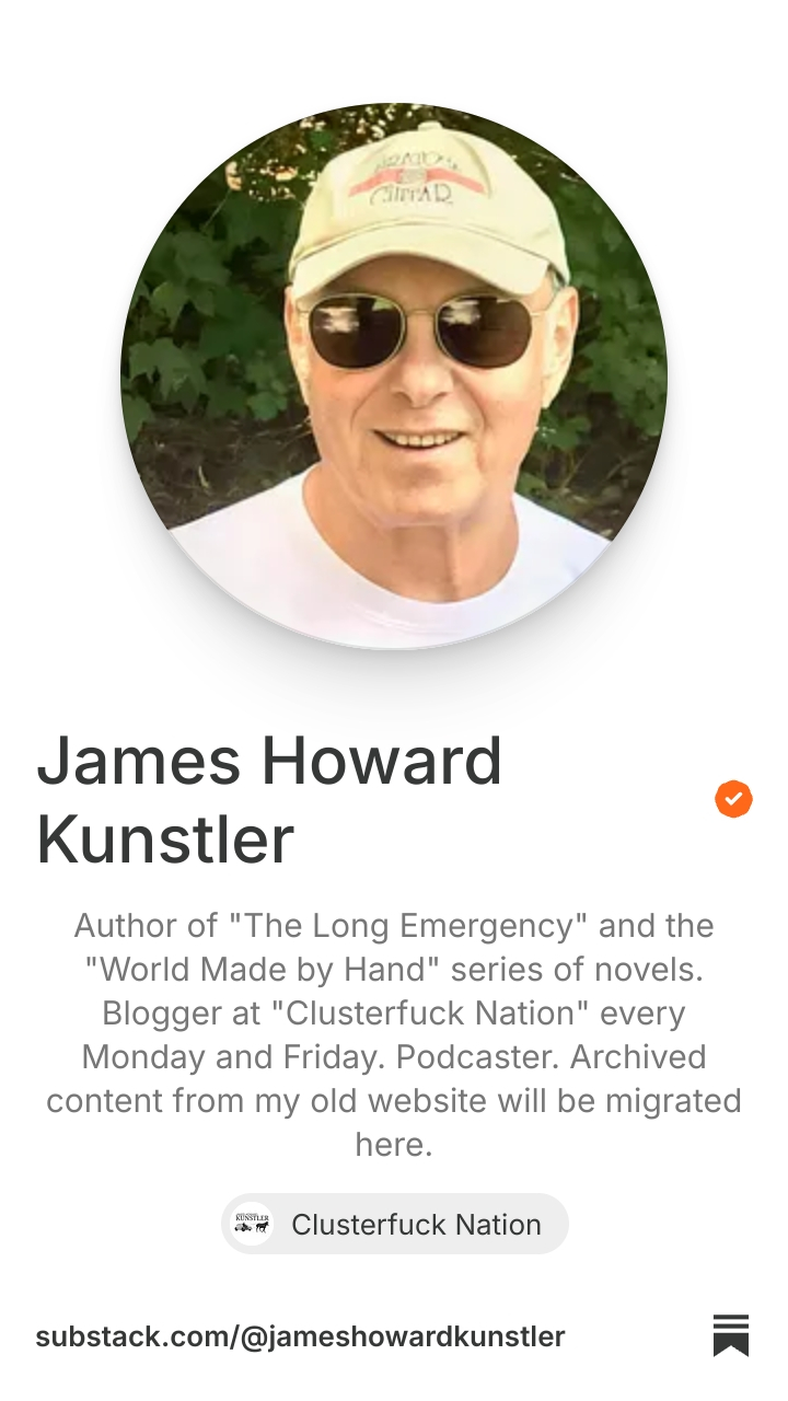 James Howard Kunstler | Substack