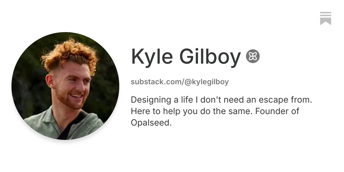 Kyle Gilboy | Substack