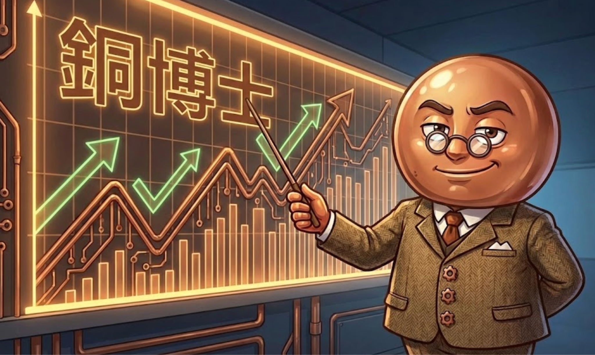 貴金屬投資三部曲最終章，銅博士的AI 進化論，2026 供需失衡下的投資戰略。本文有彩蛋股