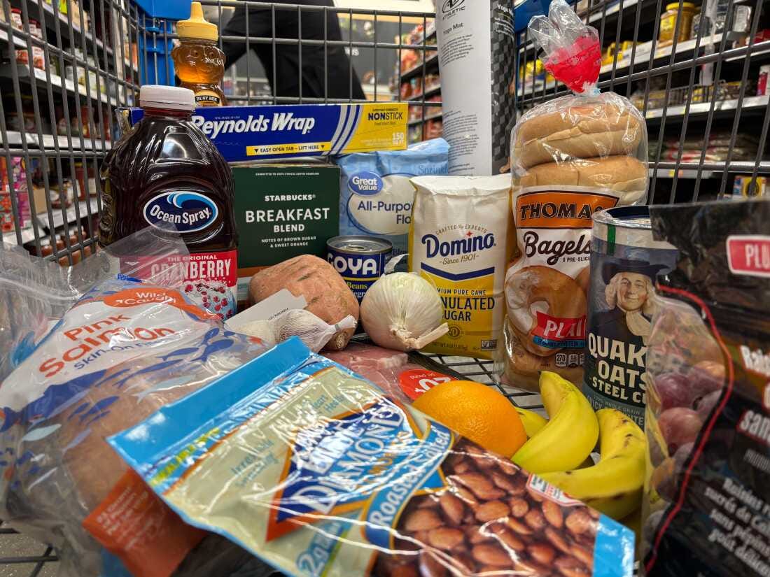 Walmart shopping trip reveals what's become cheaper over the past year : NPR Walmart shopping trip reveals what's become cheaper over the past year : NPR