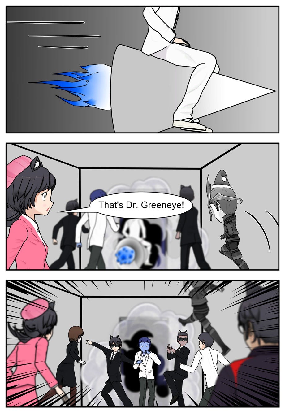 That's Dr. Greeneye!