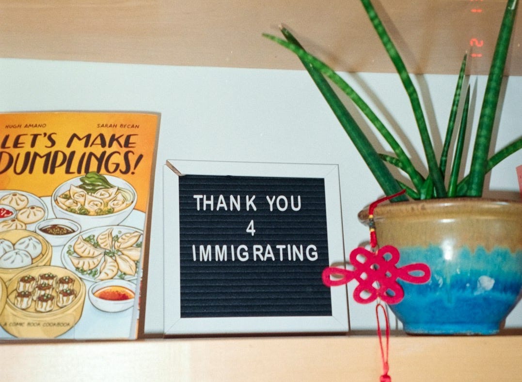 Let's make dumplings book and thank you sign Let's make dumplings book and thank you sign