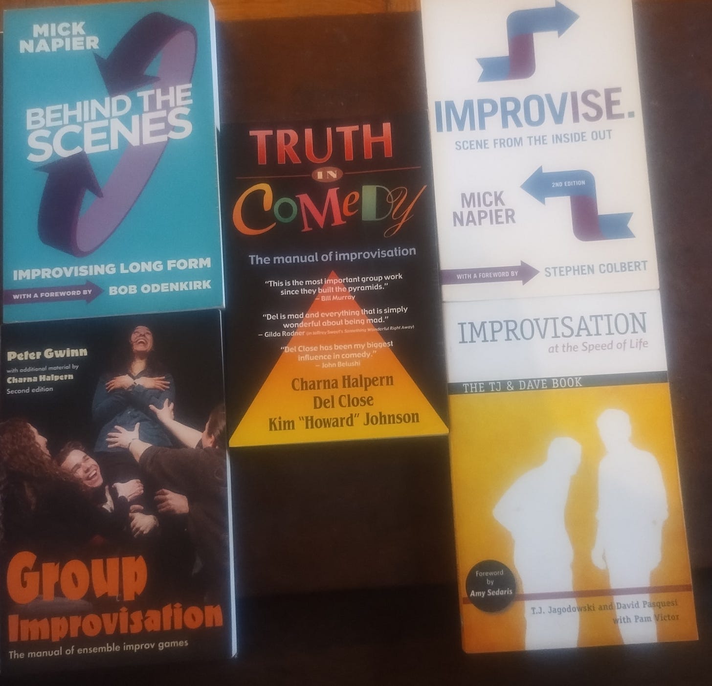 My improv books