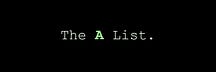 The A List 