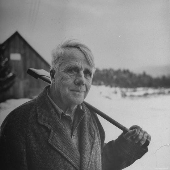 Poet Robert Frost in Affable Portrait, Axe Slung over Shoulder in Wintry  Rural Setting' Premium Photographic Print - Eric Schaal | Art.com