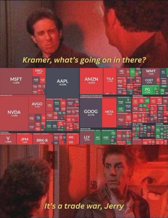 It's a trade war, Jerry : r/seinfeld