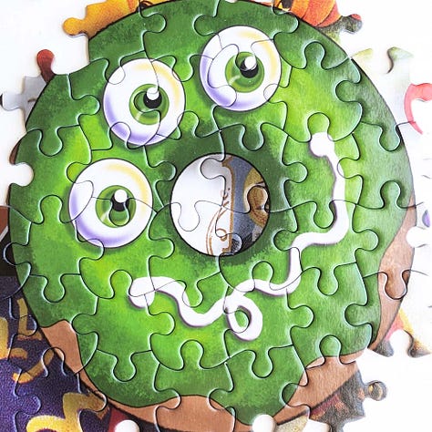 White Mountain Trick or Treat Jigsaw Puzzle