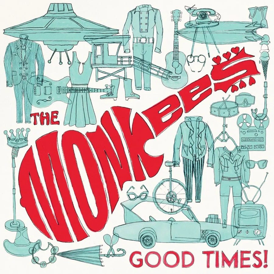 Cover of the Monkees' 2016 album 'Good Times' Cover of the Monkees' 2016 album 'Good Times'
