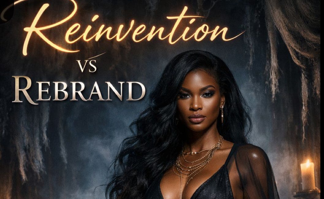 What is rebrand and reinvention?