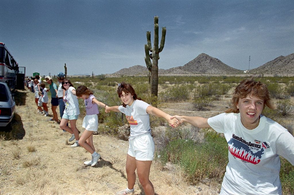 Why Was Hands Across America in Us? - How Does Hands Across America Fit Into Jordan Peele's Us Movie Why Was Hands Across America in Us? - How Does Hands Across America Fit Into Jordan Peele's Us Movie