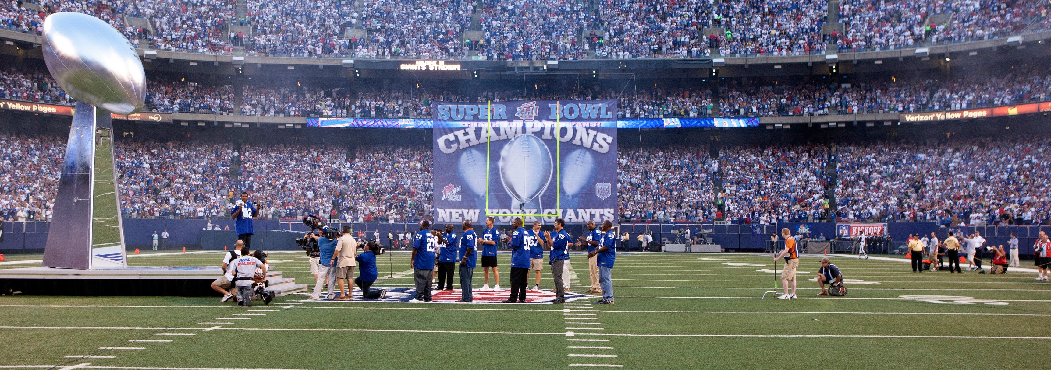Giant Talent: The Guy Behind Big Blue's Uniforms, Field Graphics