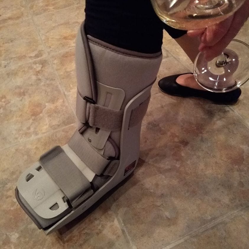 Broken foot boot Broken foot boot