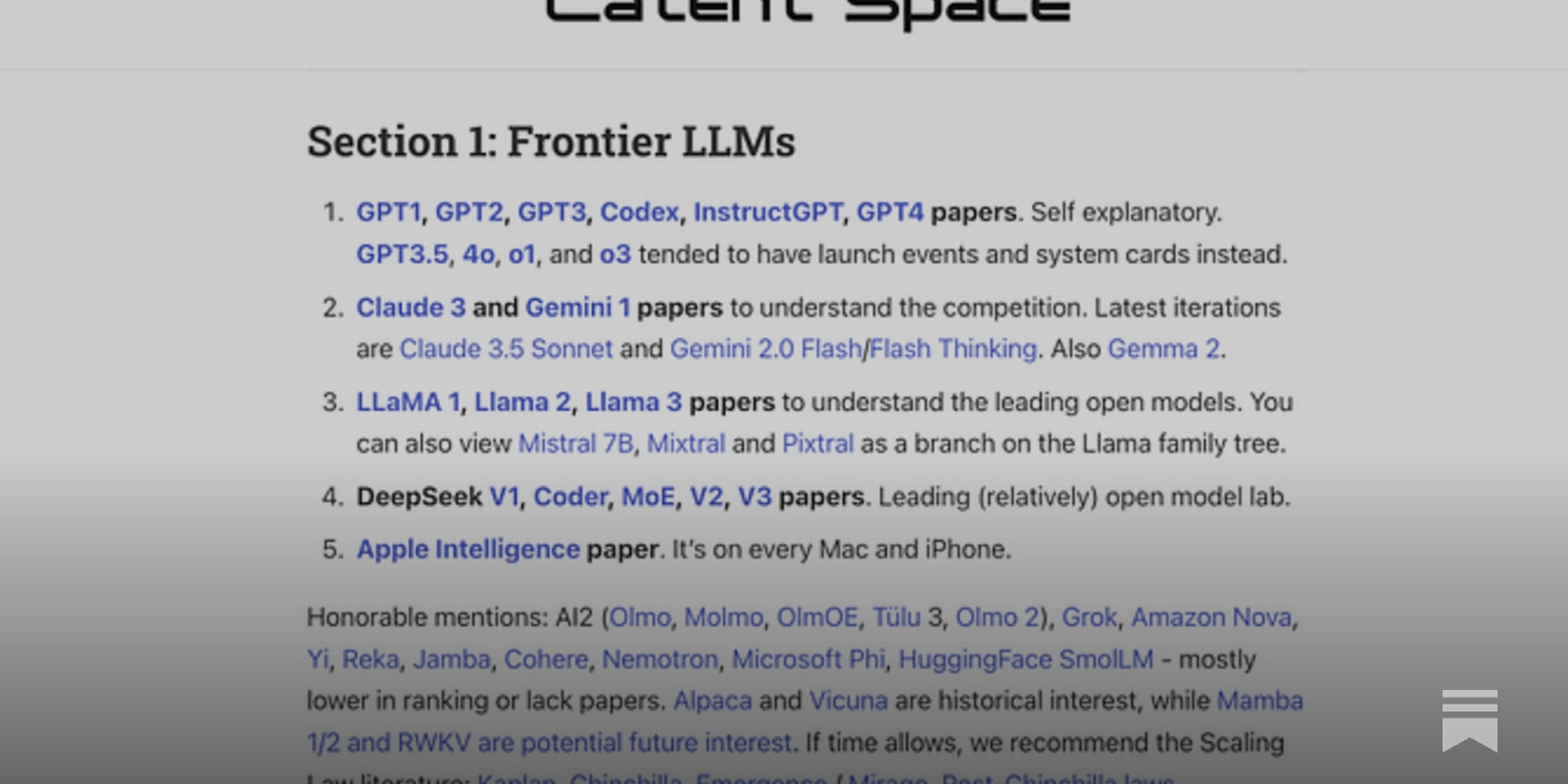 The 2025 AI Engineering Reading List - Latent.Space