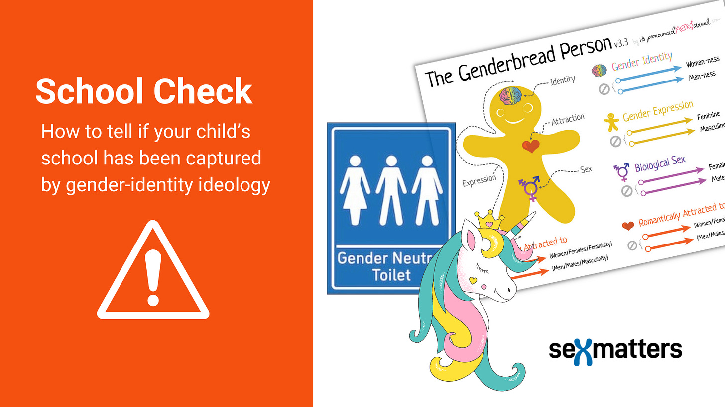 School Check: How to tell if your child’s school has been captured by gender-identity ideology School Check: How to tell if your child’s school has been captured by gender-identity ideology