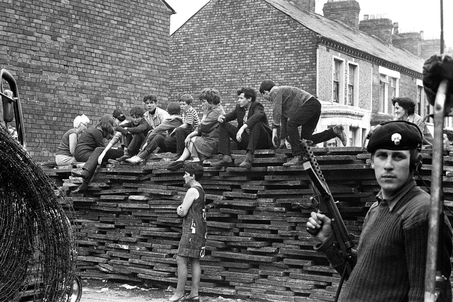 What were the Troubles that ravaged Northern Ireland?