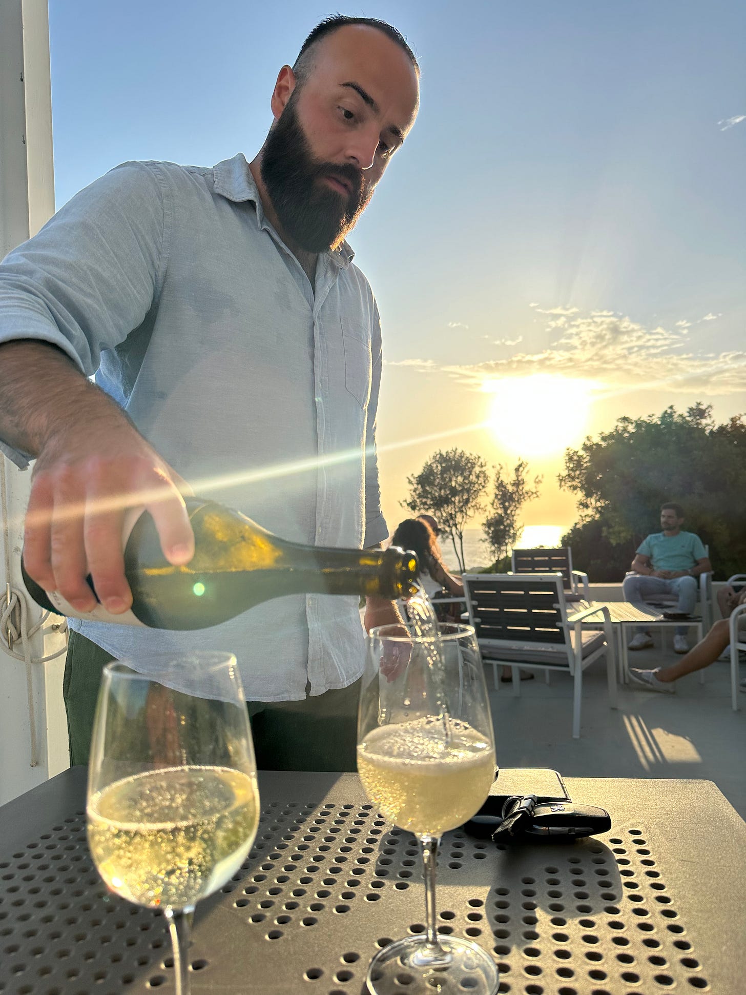 Mario Bagella wine tasting