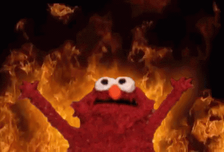 Burn Elmo GIF - Burn Elmo Pyro - Discover & Share GIFs