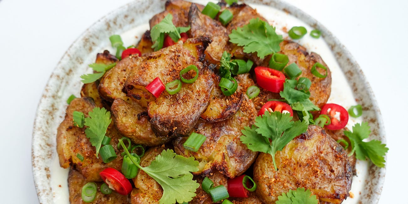 Salt & Sichuan Pepper Smashed Potatoes