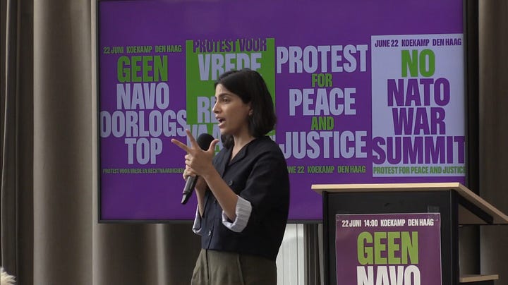 NATO counter-summit peace justice protest movement the Hague Netherlands