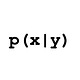 p(x|y)