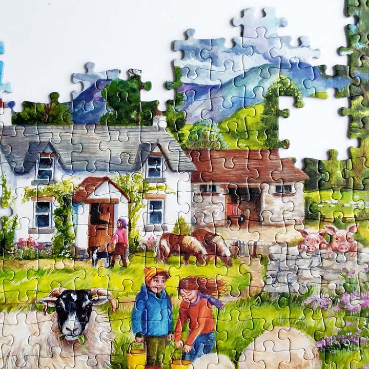 Falcon Highland Farm Jigsaw Puzzle
