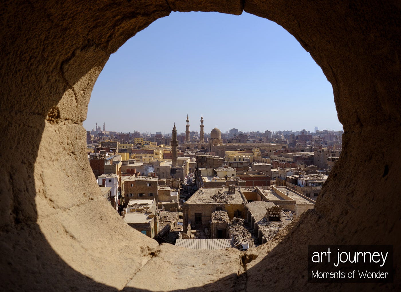 Old Cairo, the City of a Thousand Minarets.