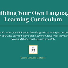 Building Language Learning Materials