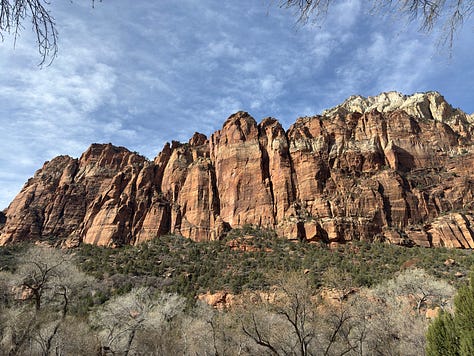 Zion National Park, Red rocks of Sedona