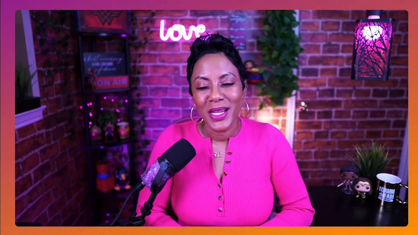 Tanya previewing next week's guest from Stampede Social Tanya previewing next week's guest from Stampede Social