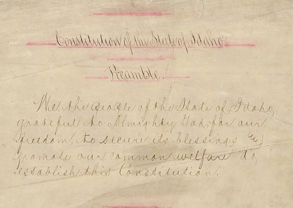 Idaho Constitution. 