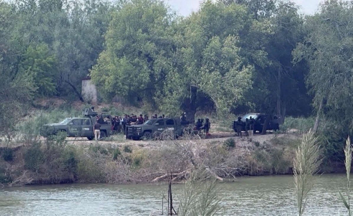 Mexican troops interrupt a cartel attempt to bring a large group of migrants from Tamaulipas across the Rio Grande into Texas on September 29, 2026 (US Customs & Border Protection Photo via Ali Bradley/NewsNation) Mexican troops interrupt a cartel attempt to bring a large group of migrants from Tamaulipas across the Rio Grande into Texas on September 29, 2026 (US Customs & Border Protection Photo via Ali Bradley/NewsNation)