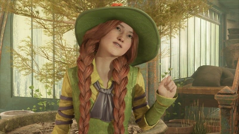 Meet Professor Garlick! Hogwarts Legacy Herbology Witch is Fruity
