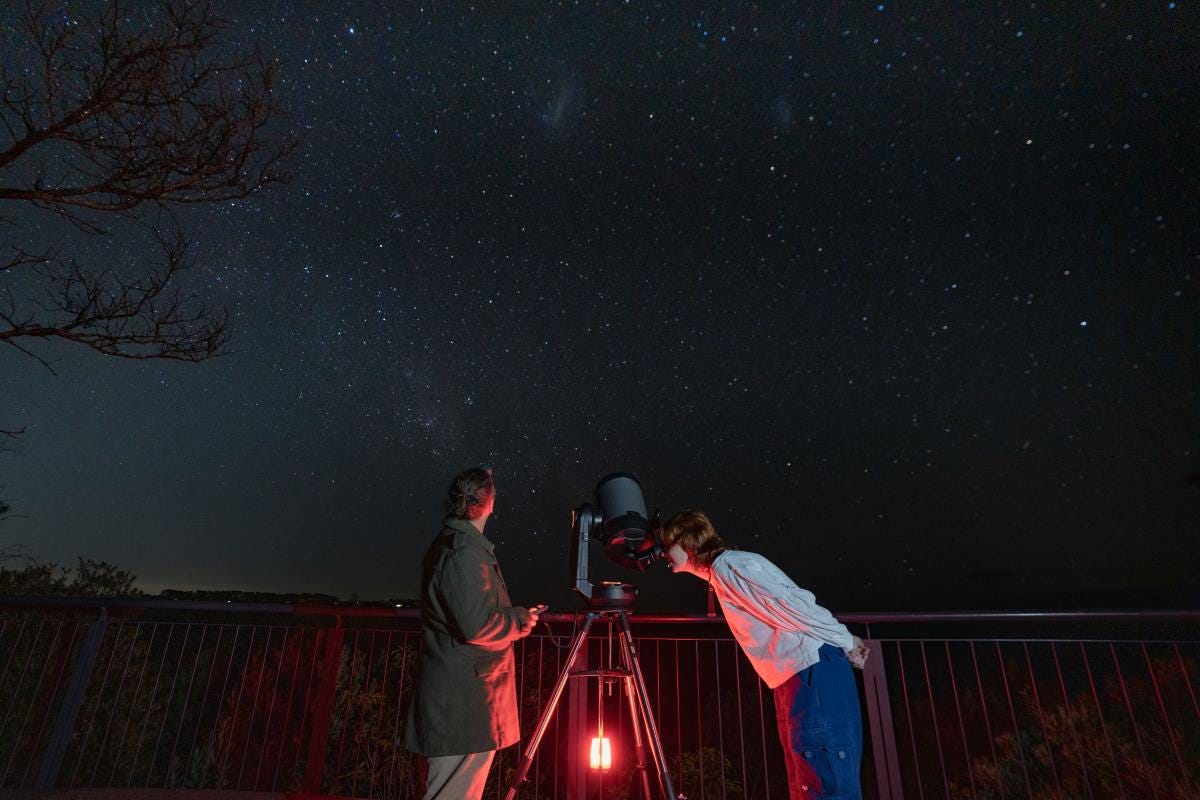 blue mountains stargazing