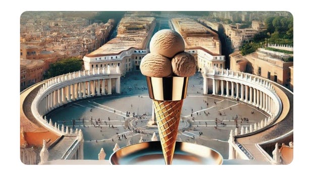 Vaticano, il 24 marzo gelato solidale per i tutti i pellegrini: assaggi al gusto Hallelujah creato per il Giubileo (che patrocina l'iniziativa) Vaticano, il 24 marzo gelato solidale per i tutti i pellegrini: assaggi al gusto Hallelujah creato per il Giubileo (che patrocina l'iniziativa)
