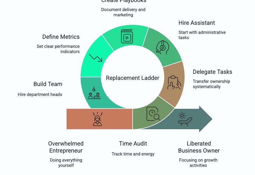 🪜 The Replacement Ladder: The Battle-Tested Framework for Building Your ...