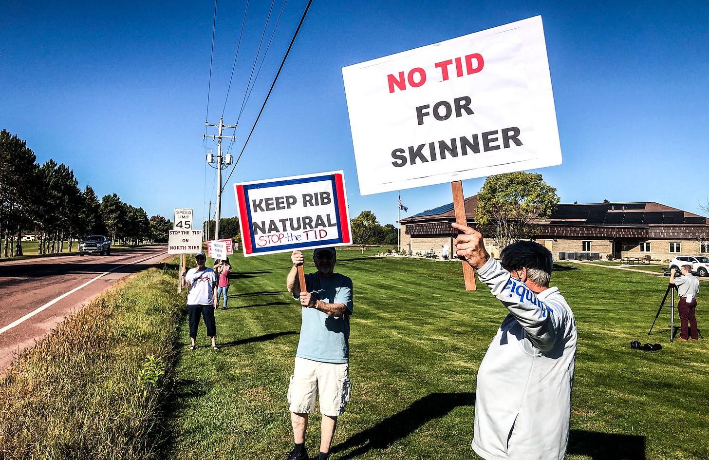 Rib Mountain TIF District protest Rib Mountain TIF District protest
