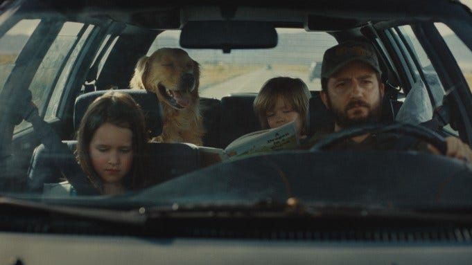 Molly Belle Wright, Wyatt Solis, and John Magaro in 'Omaha'