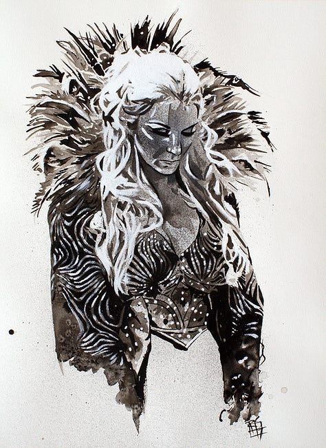 Paintings of Charlotte Flair